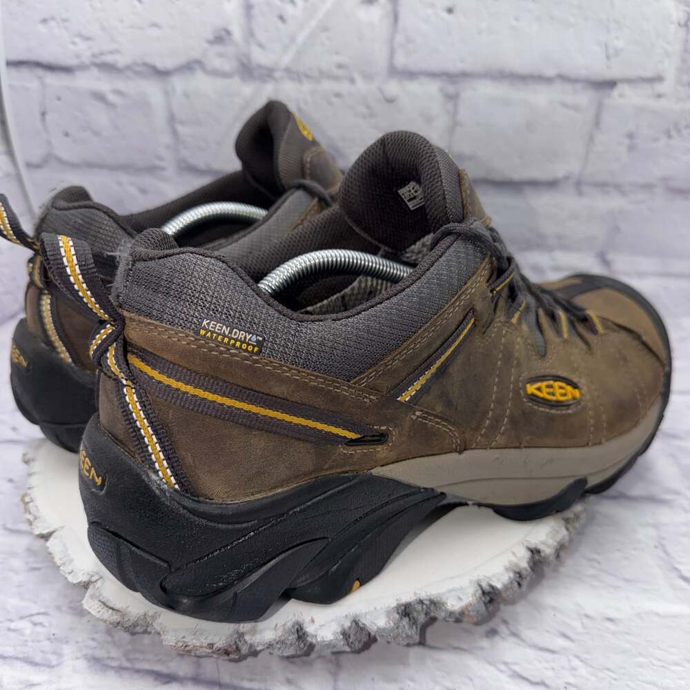Keen Targhee II Waterproof Hiking Shoes Mens Size 14 Brown Leather - Picture 7 of 12